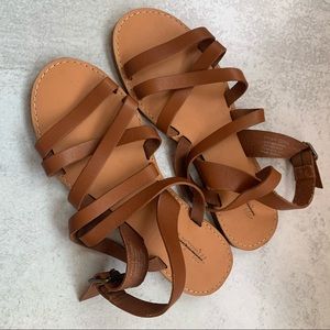 Brand new Madewell leather sandals
